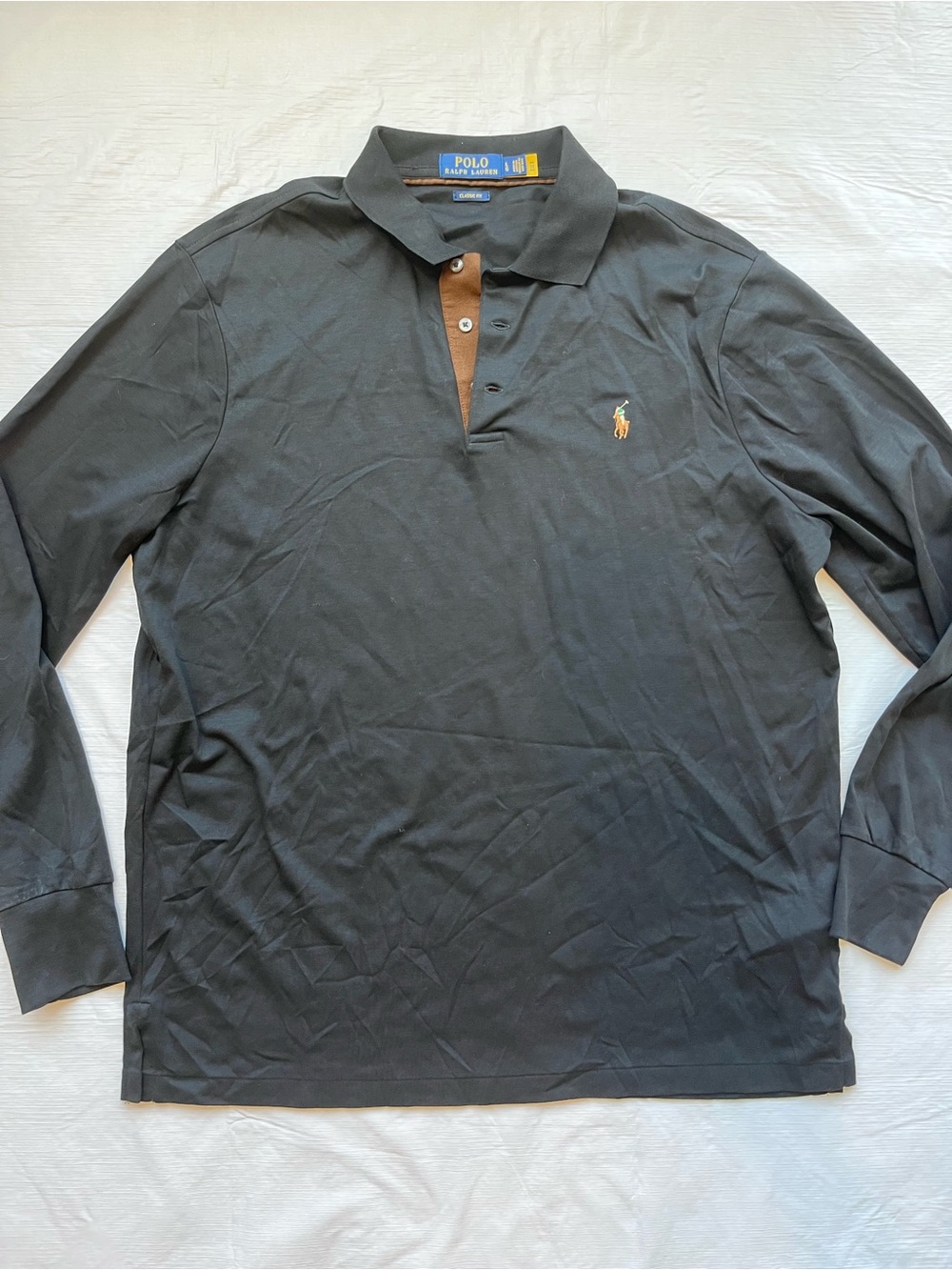 Polo Ralph Lauren Black Long Sleeve Shirt